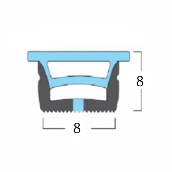 سیلیکون مدل 8*8 لبه دار