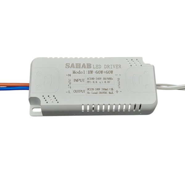 درایور LED تک کاناله 60 وات 60 ولت