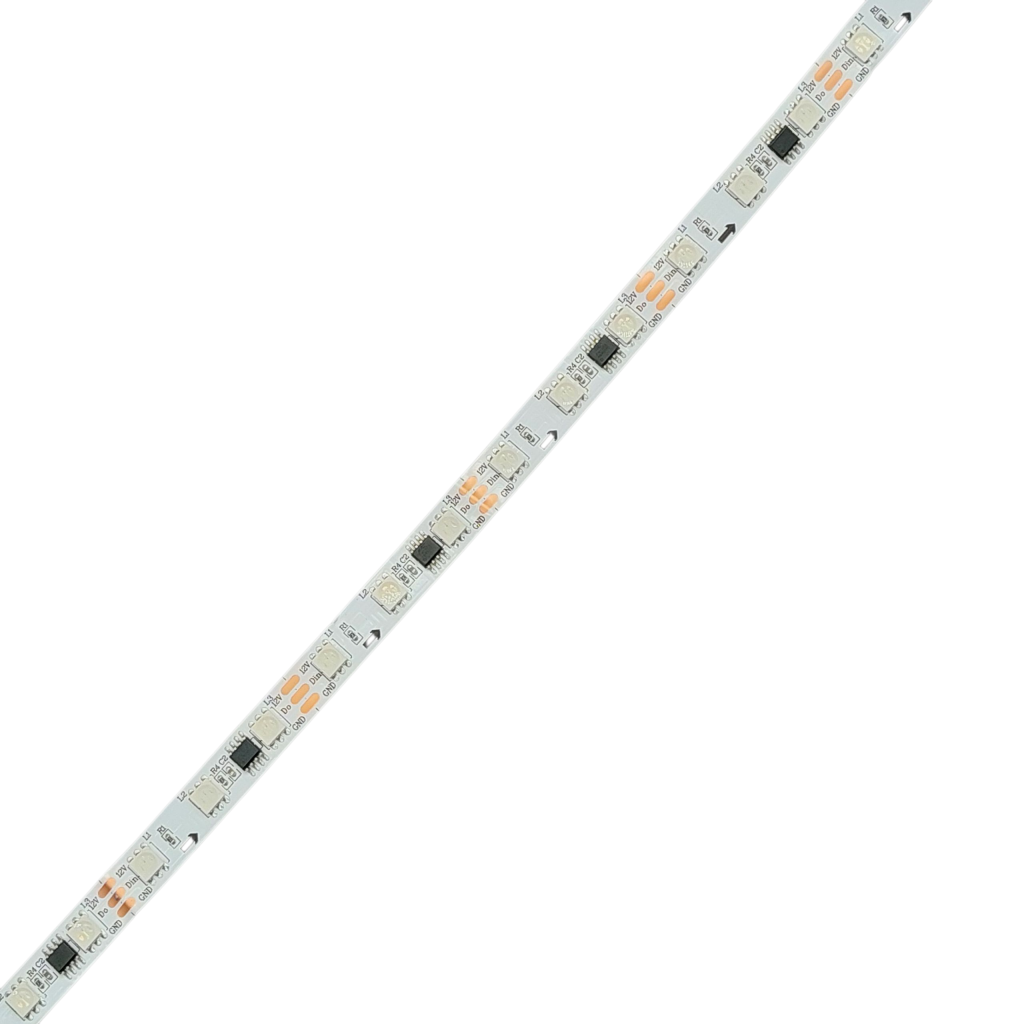 ریسه نواری LED RGB IC آدرس‌پذیر 60 لامپ 12 ولت