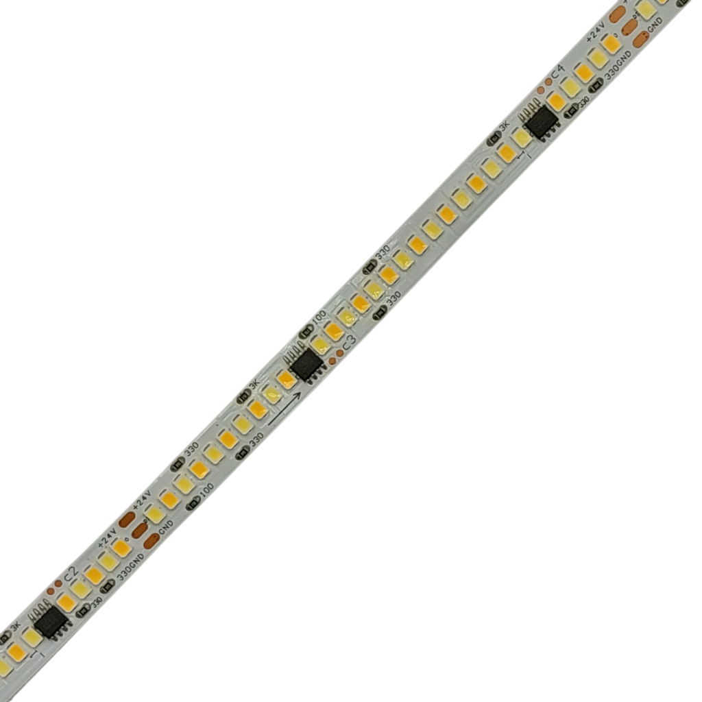 ریسه LED 240D دو رنگ آفتابی و سفید 24 ولت