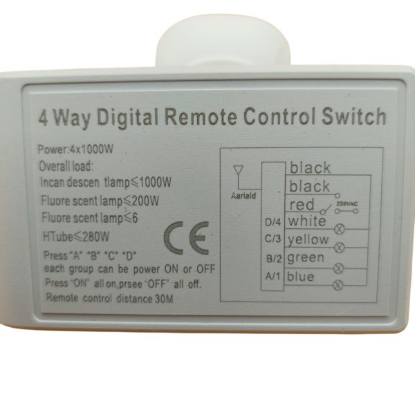 ریموت کنترل 4 کاناله