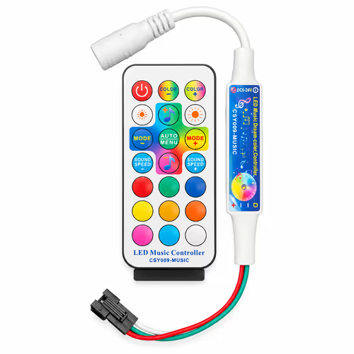 کنترلر موزیکال RGB نواری ریموتی