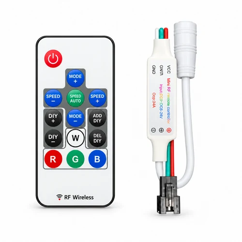 کنترلر RGB نواری LED با ریموت RF