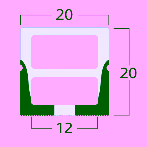 سیلیکون مدل ۲۰×۲۰ LED