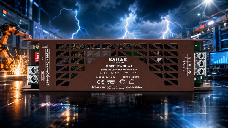 منبع تغذیه LED سحاب نور