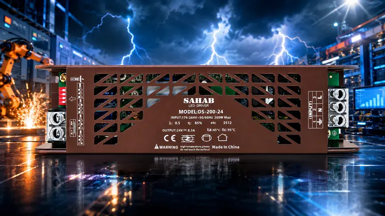 منبع تغذیه LED سحاب نور